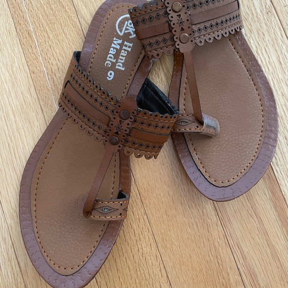 Hand made brand new flat sandals 6-7 - Picture 6 of 6